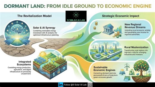 #renewableenergy #solarinfrastructure #greeneconomy #aiinfrastructure #energyinnovation #smartregions #digitaleconomy #sustainablegrowth #energytransition #greentechnology #climateinnovation… | 9Solar AI lab