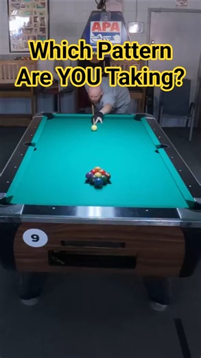 Which pattern are you taking here? 🎱