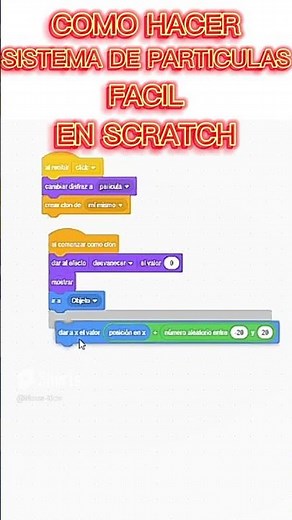 COMO HACER SISTEMA DE PARTICULAS FACIL EN SCRATCH