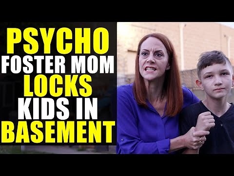 EVIL FOSTER Mom LOCKS Kids in Basement!!!!