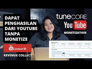 Earnings from Youtube ID content without Monetizing with TuneCore