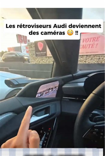 Nouveaux rétroviseurs caméras chez Audi !! 😳 Invention utile ou aberrante ?? #auto #voiture #audi #driving #garage