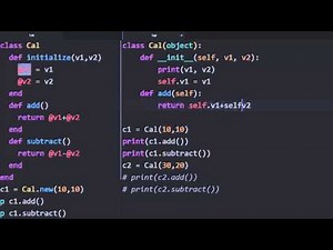 Python & Ruby - Object Creation 5-2: Instance Variables and Methods (Python)
