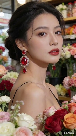 FashionSonder Ruby Dangle Earring Gemstone Jewel #fashionsonder #jewelry #earrings #trending#fashion