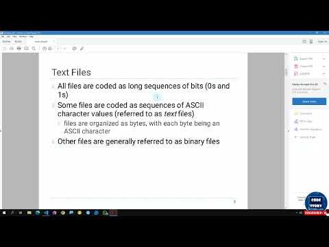 1- Intro to Files IO in C++