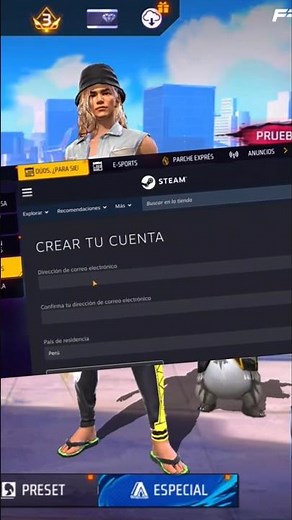 How to create a Steam account in 2026 #freefire #fypシ #parati #shorts #steam #choppy #viral #tiktok