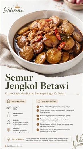 Cara Membuat Semur Jengkol Betawi Empuk dan Anti Bau