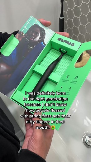 I dont know what I would have done without my electric flosser. #flossingtips #oralhygiene #dentistrecommended