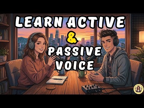 Using Active Voice & Passive Voice in English | Easy English Conversation Podcast 