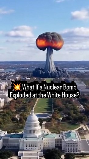 💥☢️ WHAT IF A NUCLEAR BOMB HIT THE WHITE HOUSE? If a nuclear bomb struck the White House, Washington D.C. would be destroyed instantly. Millions would be affected, global tensions would explode, and the world would change forever. This video breaks down the shocking impact of this hypothetical scenario — from the blast wave and radiation to global retaliation. This is a simulation for educational purposes only. #NuclearAttack #WhiteHouse #USA #Russia #WW3 #NationalSecurity #Hypothetical #Milita