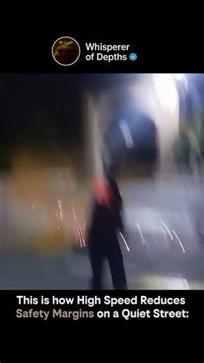 This is how High Speed Reduces Safety Margins on a Quiet Street: