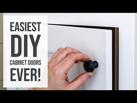 I made DIY cabinet doors without a router!