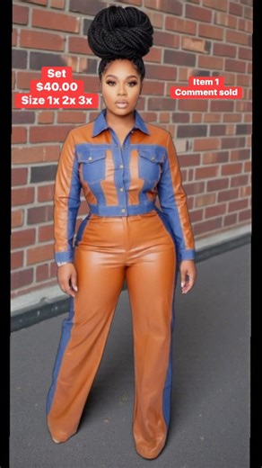 “Plus Size BOSS Set – Only $40” 🛍️🛍️🛍️🛍️🛍️🛍️🛍️🛍️🛍️🛍️🛍️ ITEM #1– Brown Leather & Denim Set Sizes 1X–3X Only $40 To purchase: Comment SOLD your size Example: SOLD 2X Invoices sent quickly. Shipping & pickup available. CeeCeeandCompanyBoutique.com #iShopLiveWithCeeCee #HuntsvilleBoutique #PlusSizeFashion #CylinthiaCEECEEMcDonald #plussets #plussizeclothing #boutiqueshopping #boutiquehuntsville #huntsvilleboutique | CeeCee&co Boutique