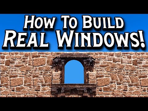 How To Build Real Windows in Conan Exiles - Age of Sorcery