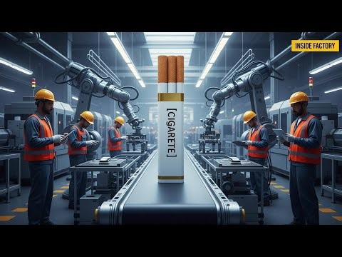 How Cigarettes Are Made in Factory | Complete Cigarette Manufacturing Process (4K)