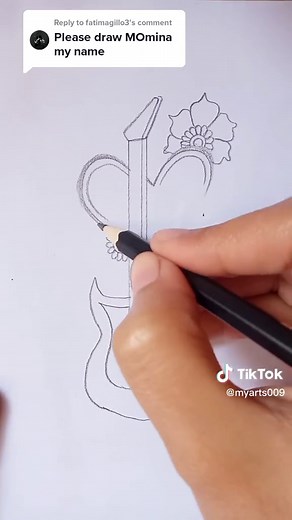 Creative Name Art Drawing Tutorial | Easy Pencil Techniques