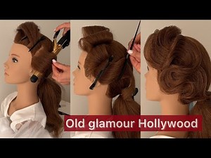 Old Hollywood Waves Retro Style