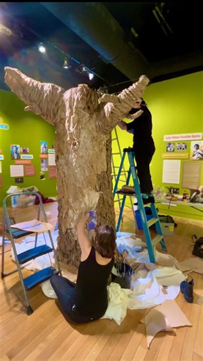Up on ladders. Down to the details! January 30 is less than 48 hours away… see y’all soon for opening day 😉 #VisitVulcan | Vulcan Park & Museum