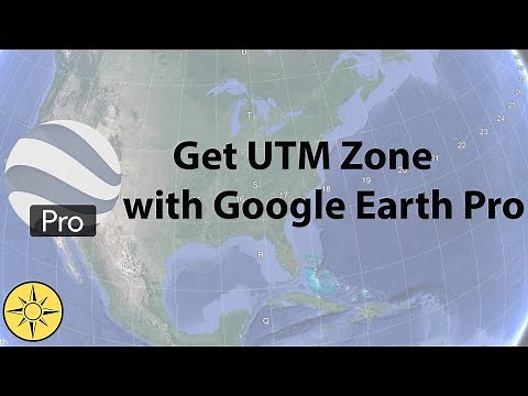 Get UTM zone with Google Earth Pro