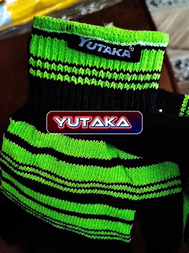 Sarung tangan rajut musim dingin dan sarung tangan kulit Yutaka