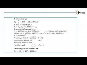 Design of Short Column(numerical)-3 - Theory of Reinforced Concrete Structures