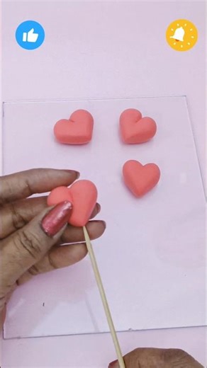So Satisfying! Heart Clay Making Process ❤️😍 #shorts