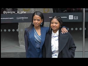 Christina Milian & Violet - Akris Fall Winter 2024/2025 fashion show in Paris - 03.03.2024