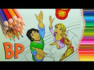 Tangled Coloring Disney's Tangled Rapunzel Coloring Book Coloring Pages Раскраска Рапунцель