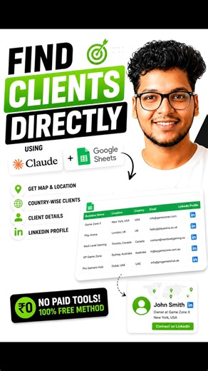 How to Find Clients for FREE Using Claude AI + Google Sheets 🔥