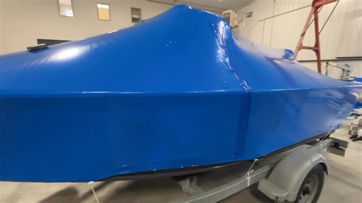 Let us know how that “cheaper” shrink wrap job they did on your boat is working out, we showed you ours now show us yours 🥸 #shrinkwrap #itsinthedetails #twozerofourboatbodyshop | Twozerofour Marine / Powersport Works