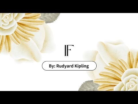 Analysis of If by Rudyard Kipling