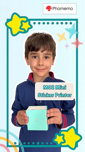 Arts & Crafts | Unboxing Surprises on Instagram: "AD| Phomemo M02 Mini sticker printer - Amazing Gift Idea for Kids! 🎁 Why Our Kids Love the Phomemo Sticker Printer 😃 The Phomemo M02 is a super cool mini printer that fits right in your pocket! It’s light and small, so you can take it anywhere - school, cafes, or even on trips. 🖨️ No Ink Needed! It prints using special paper, so there’s no messy ink or toner. Just pop in the paper and you’re ready in seconds. 🎨 Make Your Own Stickers – Use th