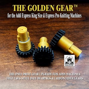 The Golden Gear™ Ball Bearing Upgrade: Addi King & Express Pro Knitting Machine Repair - Etsy UK