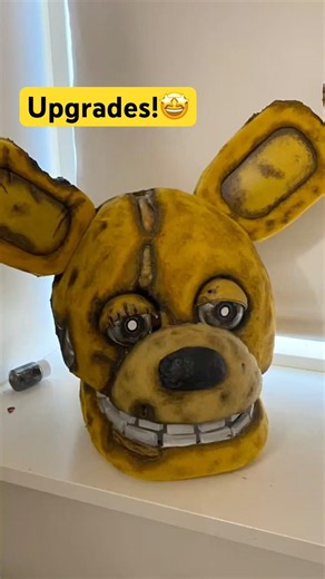 Upgrades on spring Bonnie 🤩 #cosplay #fnaf #fnafcosplay #springbonnie #springtrap