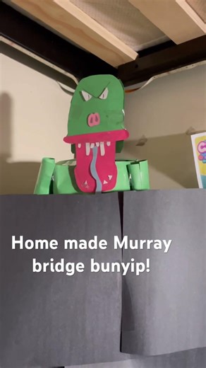 Home made bunyip animatronic #bunyip #animatronic #submechanophobia