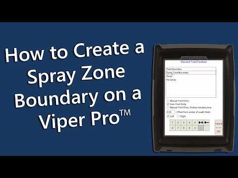 Viper Pro™ Spray Zone Boundary