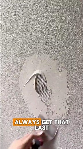 The Secret to Fixing Wall Holes Perfectly! 🛠️ #diy