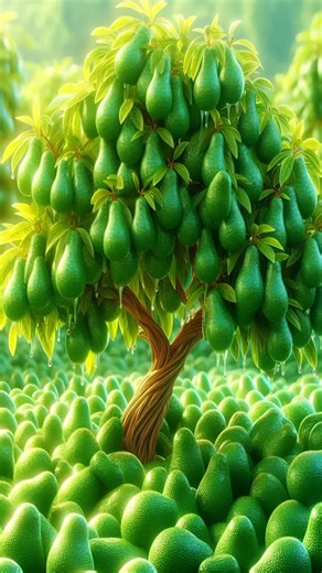 the best technique of growing and planting avocado trees by shoot cuttings.#growingfruits #garden #avocado #reelsviralシfb | Farm Tree