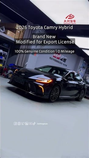 High-Demand Toyota Camry 2026 Hybrid 2.0 | 0KM | Export License Ready