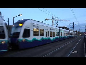 The LightRail (or subway?) in Seattle, Washington 2021