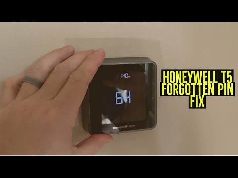 Honeywell T5 Forgot PIN Code Fix