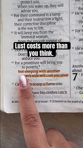 Lust Can Cost You Everything ⚠️ | Proverbs 6:26 #bibleverse #bible #jesus #proverbs