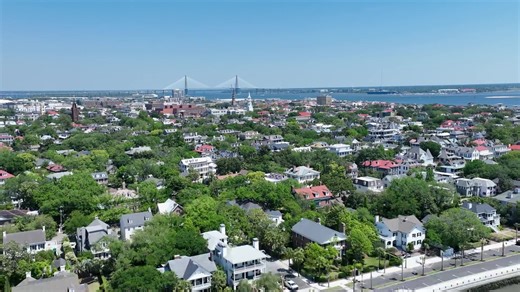 Tonight, we are strolling the historic streets of Charleston, South Carolina. Take in the charm and colorful views with us at 7:30pm, Channel 5! ☀️🗺️💖 #Charleston #charlestonsc #SouthCarolina #South #southerncharm #usa #destination #history #Historical #americanhistory #aerial #drone #city | Chronicle on WCVB Channel 5