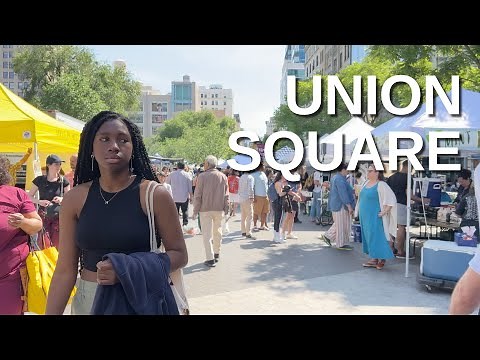 NEW YORK CITY Walking Tour [4K] - UNION SQUARE