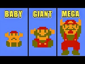 GAME OVER - Baby Mario vs. Giant Mario vs. Mega Giant Mario