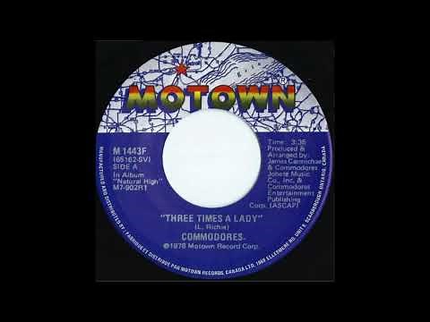 Commodores - Three Times A Lady (1978)