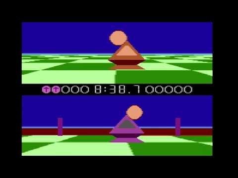 Ballblazer Atari 7800 Gameplay Only Hardest Difficulty