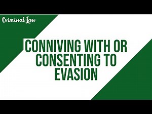 [Article 223] Conniving with or consenting to evasion: Criminal Law Discussion