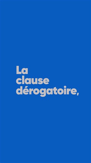 La clause dérogatoire c'est quoi? Pourquoi c'est important? Ariane Charbonneau, l'explique! | Bloc Québécois