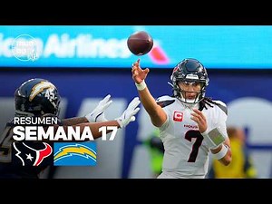 Houston Texans vs. Los Angeles Chargers | Resumen NFL en español - Semana 17 | NFL Highlights 2025